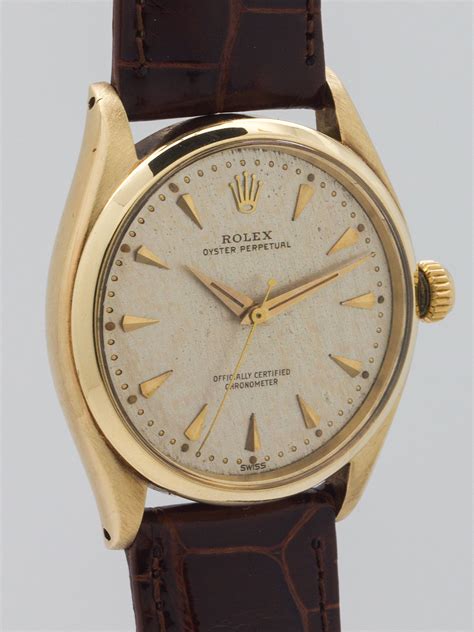 rolex oyster perpetual ref 6564 14k yg circa 1960